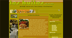 Desktop Screenshot of les-huiles.com